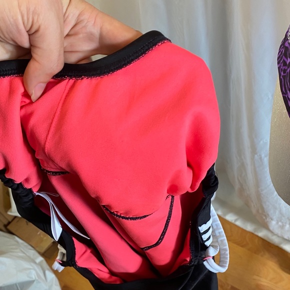 Adidas One Piece 3 Stripe Swimsuit Bathing Suit - Picture 11 of 14